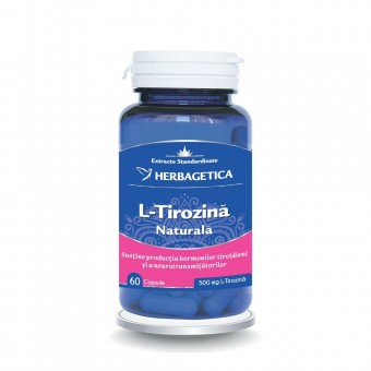 SUPLIMENTE  HORMONALE - VITALIA L TIROZINA NATURALA 60 CPS
