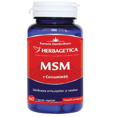 SUPLIMENTE ARTICULATII ANTIINFLAMATOARE - VITALIA MSM NEW 60 CPS