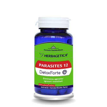 SUPLIMENTE DETOXIFIERE ANTIPARAZITARE - VITALIA PARASITES 12 DETOX FORTE 30CP