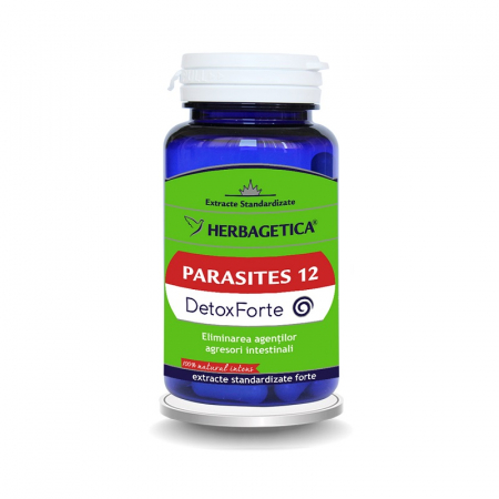 SUPLIMENTE DETOXIFIERE ANTIPARAZITARE - VITALIA PARASITES 12 DETOX FORTE 60CP