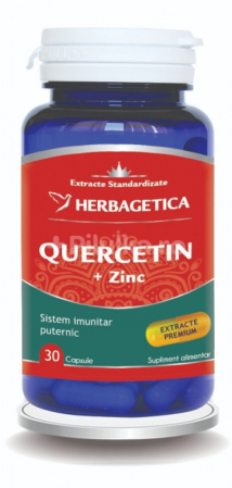 SUPLIMENTE IMUNITATE - VITALIA QUERCETIN + ZINC  30 CP