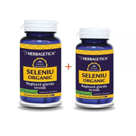 SUPLIMENTE VITAMINE ȘI MINERALE - VITALIA SELENIU ORG 60CP/60+30