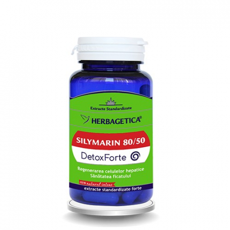 SUPLIMENTE HEPATOPROTECTOARE-BILA - VITALIA SILYMARIN 80/50 DETOX FORTE 30CP