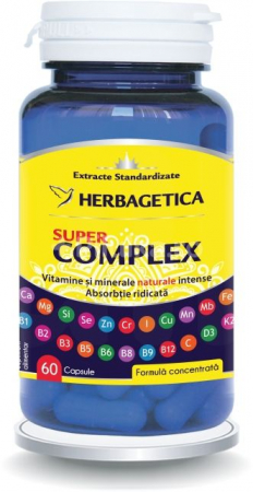 SUPLIMENTE VITAMINE ȘI MINERALE - VITALIA SUPER COMPLEX 60 CPS