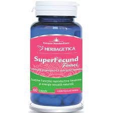 SUPLIMENTE  HORMONALE - VITALIA SUPER FECUND FEMEI 60 CPS