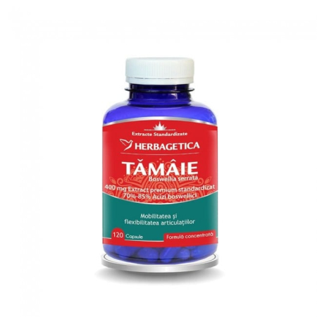 SUPLIMENTE ARTICULATII ANTIINFLAMATOARE - VITALIA TAMAIE-BOSWELIA 120 CPS