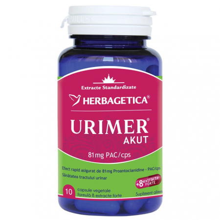 SUPLIMENTE URO-GENITAL - VITALIA URIMER FORTE/AKUT 10CP