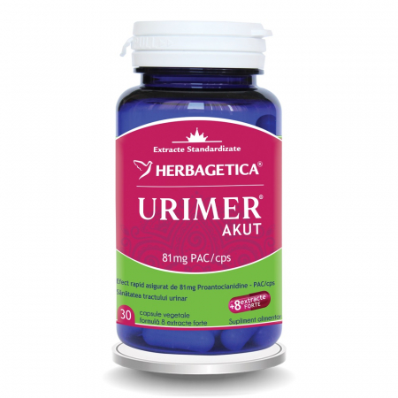 SUPLIMENTE URO-GENITAL - VITALIA URIMER FORTE/AKUT 30CP