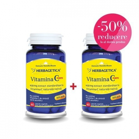 SUPLIMENTE VITAMINE ȘI MINERALE - VITALIA VIT C ORGANICA 60CP 1+1/2