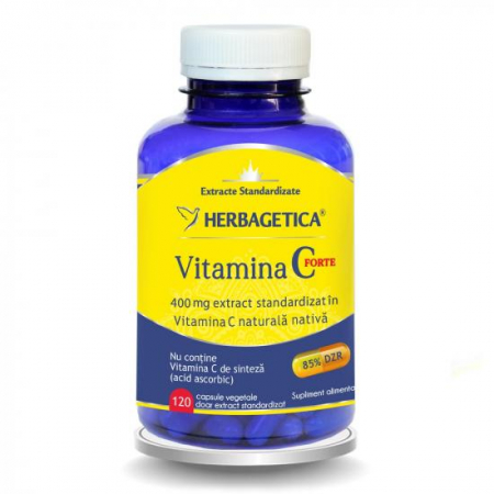 SUPLIMENTE VITAMINE ȘI MINERALE - VITALIA VITAMINA C FORTE 400MG 120 CP VEGETALE