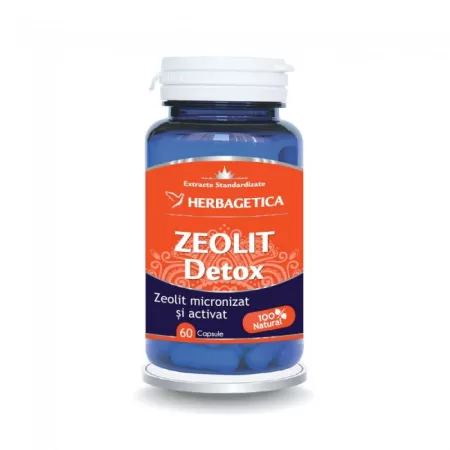 SUPLIMENTE DETOXIFIERE ANTIPARAZITARE - VITALIA ZEOLIT DETOX 60 CP