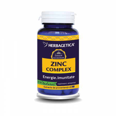 SUPLIMENTE VITAMINE ȘI MINERALE - VITALIA ZINC COMPLEX 60CP/60+10