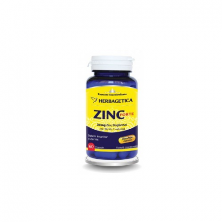 SUPLIMENTE VITAMINE ȘI MINERALE - VITALIA ZINC FORTE 60 CPS