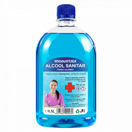 CREME CORP-MASAJ-MAINI -CALCAIE - VIVA ALCOOL SANITAR 500ML