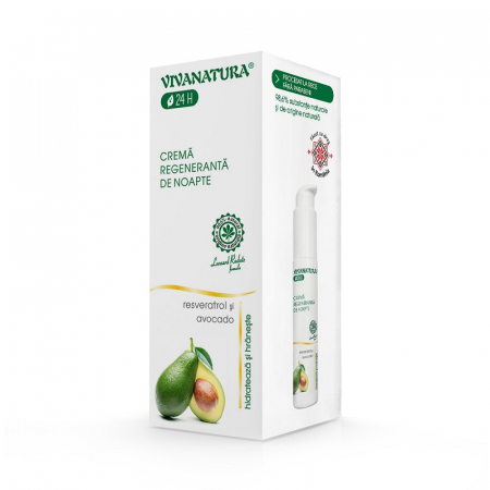 COSMETICE FAȚĂ - VIVA CR NAT REGENERANTA NOAPTE AVOCADO 45ML