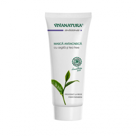 COSMETICE FAȚĂ - VIVA MASCA ANTIACNEICA ARGILA +TEA TREE 75ML