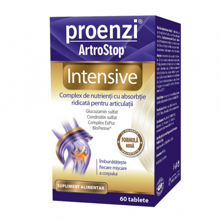 SUPLIMENTE ARTICULATII ANTIINFLAMATOARE - WALMARK ARTROSTOP INTENSIVE 60CP