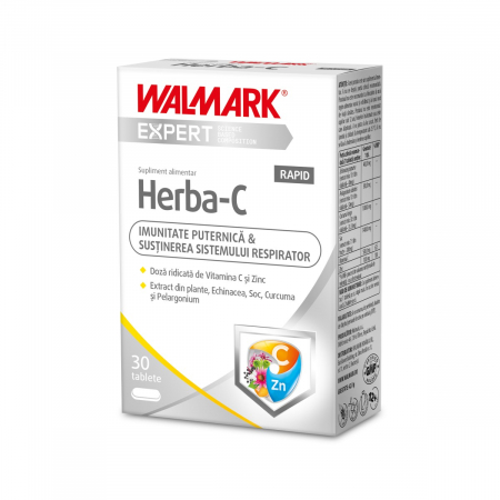 SUPLIMENTE IMUNITATE - WALMARK HERBA C RAPID 30CP