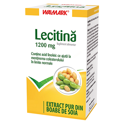 SUPLIMENTE MEMORIE SI CIRCULATIE - WALMARK LECITINA 80CP/80+30