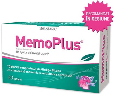 SUPLIMENTE MEMORIE SI CIRCULATIE - WALMARK MEMO+ 60CP/60+30