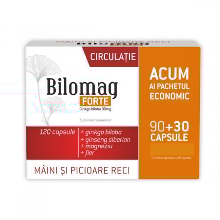 SUPLIMENTE MEMORIE SI CIRCULATIE - ZDR BILOMAG FORTE 90+30CP
