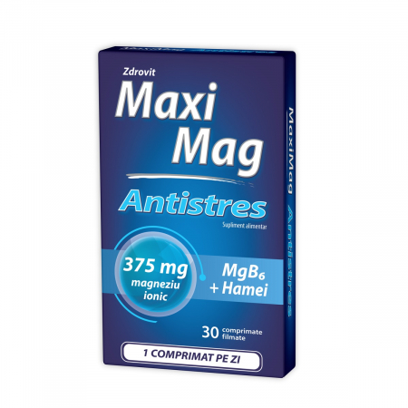 SUPLIMENTE SOMN DEPRESIE SISTEM NERVOS - ZDR MAXIMAG ANTISTRES 30CP