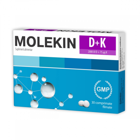 SUPLIMENTE ARTICULATII ANTIINFLAMATOARE - ZDR MOLEKIN D+K 30CP
