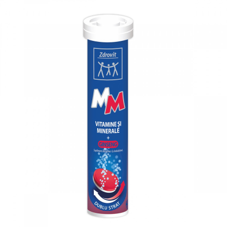 SUPLIMENTE VITAMINE ȘI MINERALE - ZDR MULTIVIT +MIN +GINSENG EFF