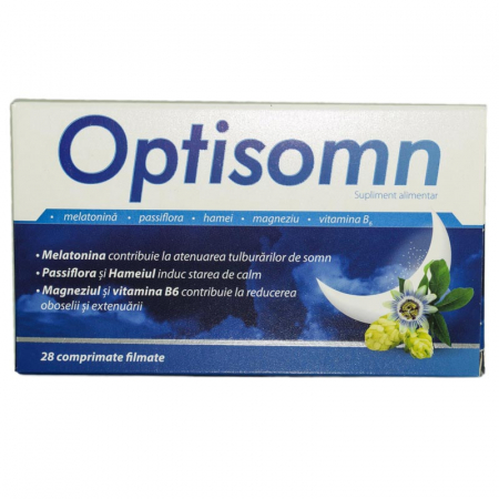 SUPLIMENTE SOMN DEPRESIE SISTEM NERVOS - ZDR OPTISOMN 28CP