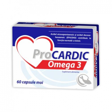 SUPLIMENTE CARDIO VASCULARE - ZDR PROCARDIC OMEGA 3 500MG 60CP
