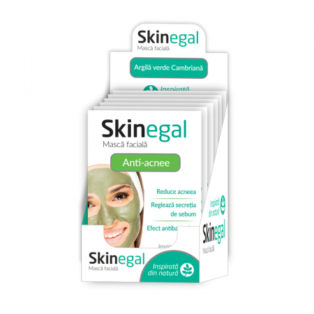 COSMETICE FAȚĂ - ZDR SKINEGAL MASCA FATA ANTIACNEICA 20G