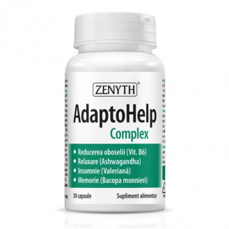SUPLIMENTE SOMN DEPRESIE SISTEM NERVOS - ZENYTH ADAPTOHELP COMPLEX 30 CPS