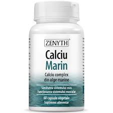 SUPLIMENTE VITAMINE ȘI MINERALE - ZENYTH CALCIU MARIN 60 CPS
