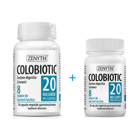 SUPLIMENTE STOMAC- DIGESTIE- COLON - ZENYTH COLOBIOTIC 40 CPS LA PRET DE 30 CPS