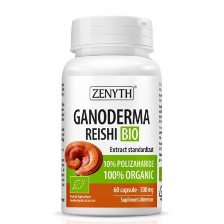 SUPLIMENTE SOMN DEPRESIE SISTEM NERVOS - ZENYTH GANODERMA REISHI BIO 60 CPS