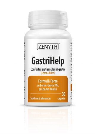 SUPLIMENTE STOMAC- DIGESTIE- COLON - ZENYTH GASTRIHELP 30 CPS