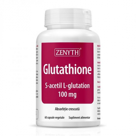SUPLIMENTE ANTIOXIDANȚI-ANTITUMORAL - ZENYTH GLUTATHIONE 100 MG 60 CPS