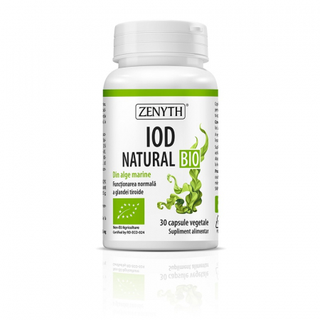 SUPLIMENTE VITAMINE ȘI MINERALE - ZENYTH IOD NATURAL 30 CPS