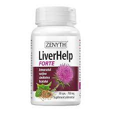 SUPLIMENTE HEPATOPROTECTOARE-BILA - ZENYTH LIVERHELP FORTE 30 CPS