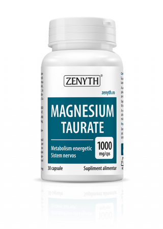 SUPLIMENTE VITAMINE ȘI MINERALE - ZENYTH MAGNESIUM TAURATE 30 CPS