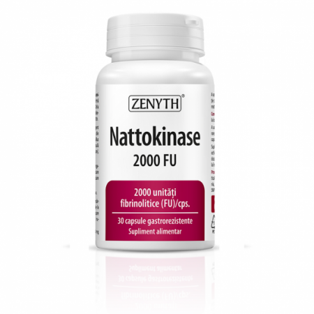 SUPLIMENTE CARDIO VASCULARE - ZENYTH NATOKINASE 2000 UI 30 CPS