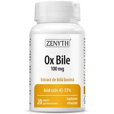 SUPLIMENTE HEPATOPROTECTOARE-BILA - ZENYTH OX BILE 20 CPS