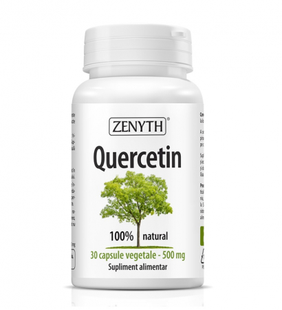 CREME ANTIINFLAMATOARE-CIRCULAȚIE - ZENYTH QUERCITIN 500MG 30CP