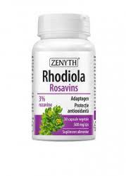 SUPLIMENTE SOMN DEPRESIE SISTEM NERVOS - ZENYTH RHODIOLA ROSAVINS 30 CPS