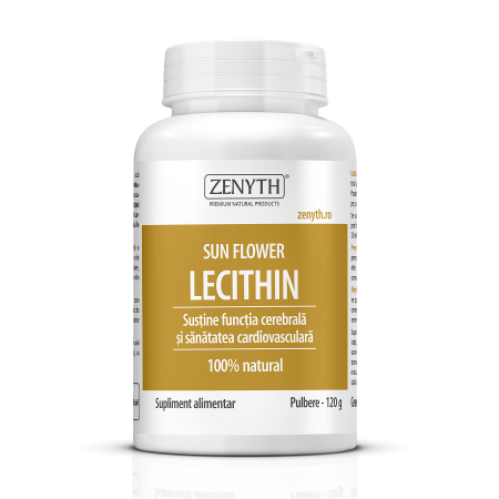 SUPLIMENTE MEMORIE SI CIRCULATIE - ZENYTH SUN FLOWER LECITHIN PULBERE 120G
