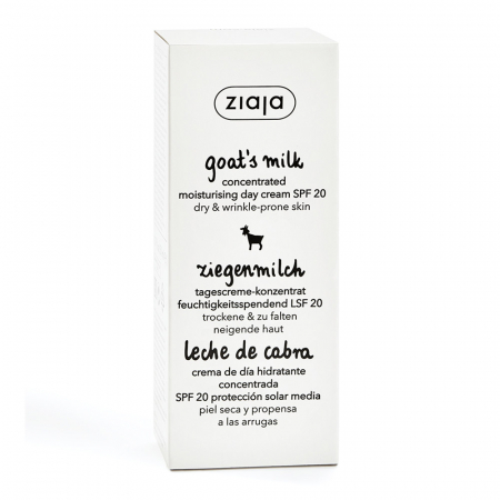 COSMETICE FAȚĂ - ZIAJA CREMA HIDR  SPF 20 CU LAPTE CAPRA  50 ml