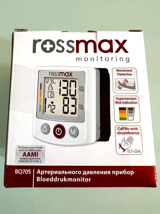 Tensiometru Automat Rossmax BQ705 de Încheietură, Monitorizare Tensiune cu Acuratețe Ridicată [1]