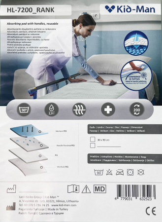 Aleza Absorbanta, Impermeabila si Reutilizabila cu Manere, 80x90 cm [1]