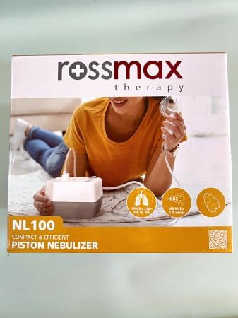 • Ingrijire, reabilitare - Aparat Aerosoli cu Compresor Rossmax NL100, Terapie Respiratorie Eficientă