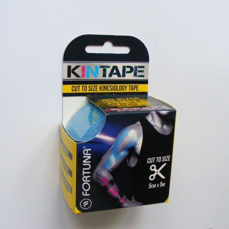 • Benzi, Bandaje, Pansamente - Banda kinesiologica albastra 5cm/5m